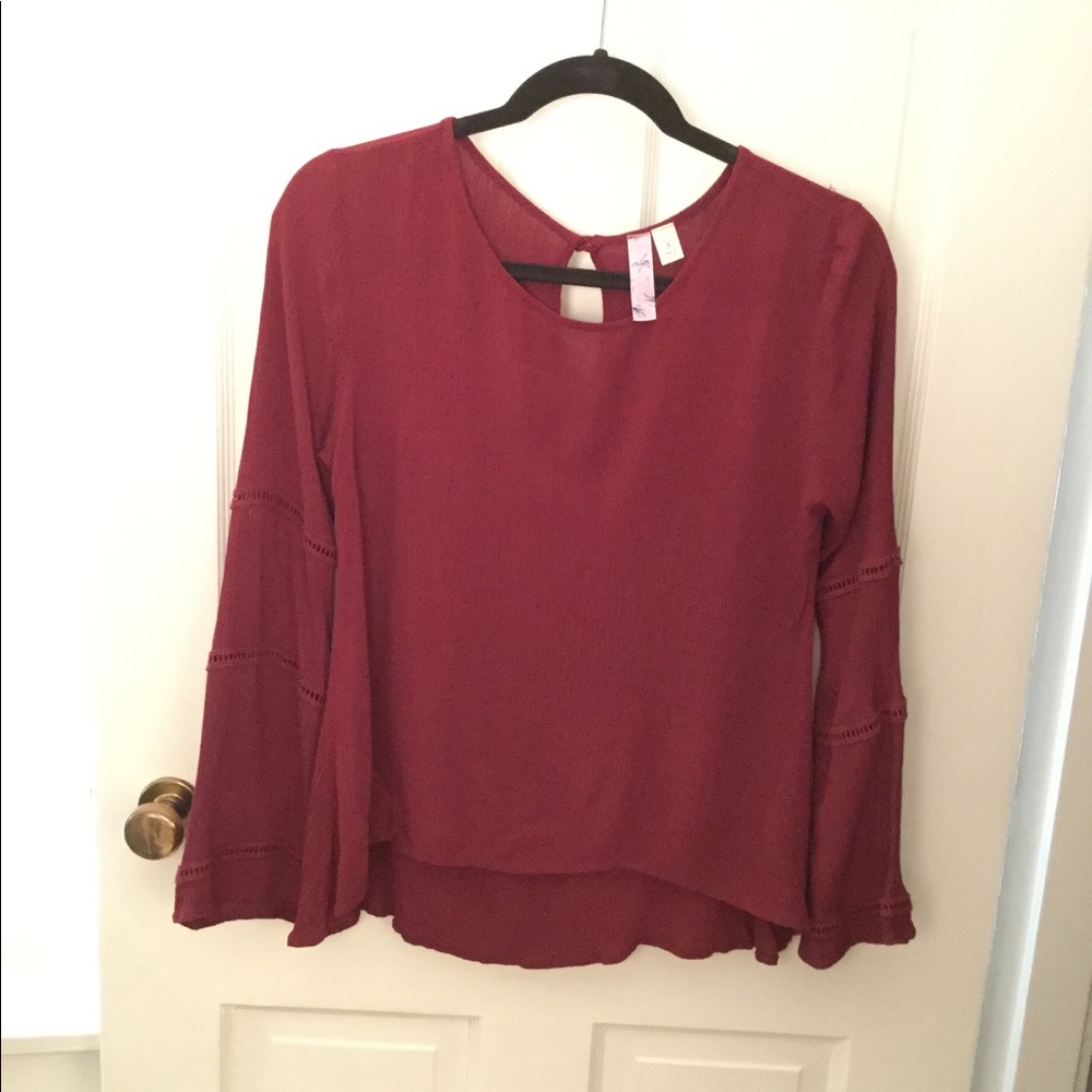 Women's Deep Red Top